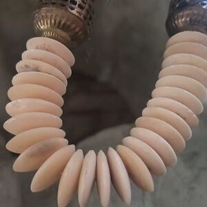 Elegant Cream Beaded Necklace